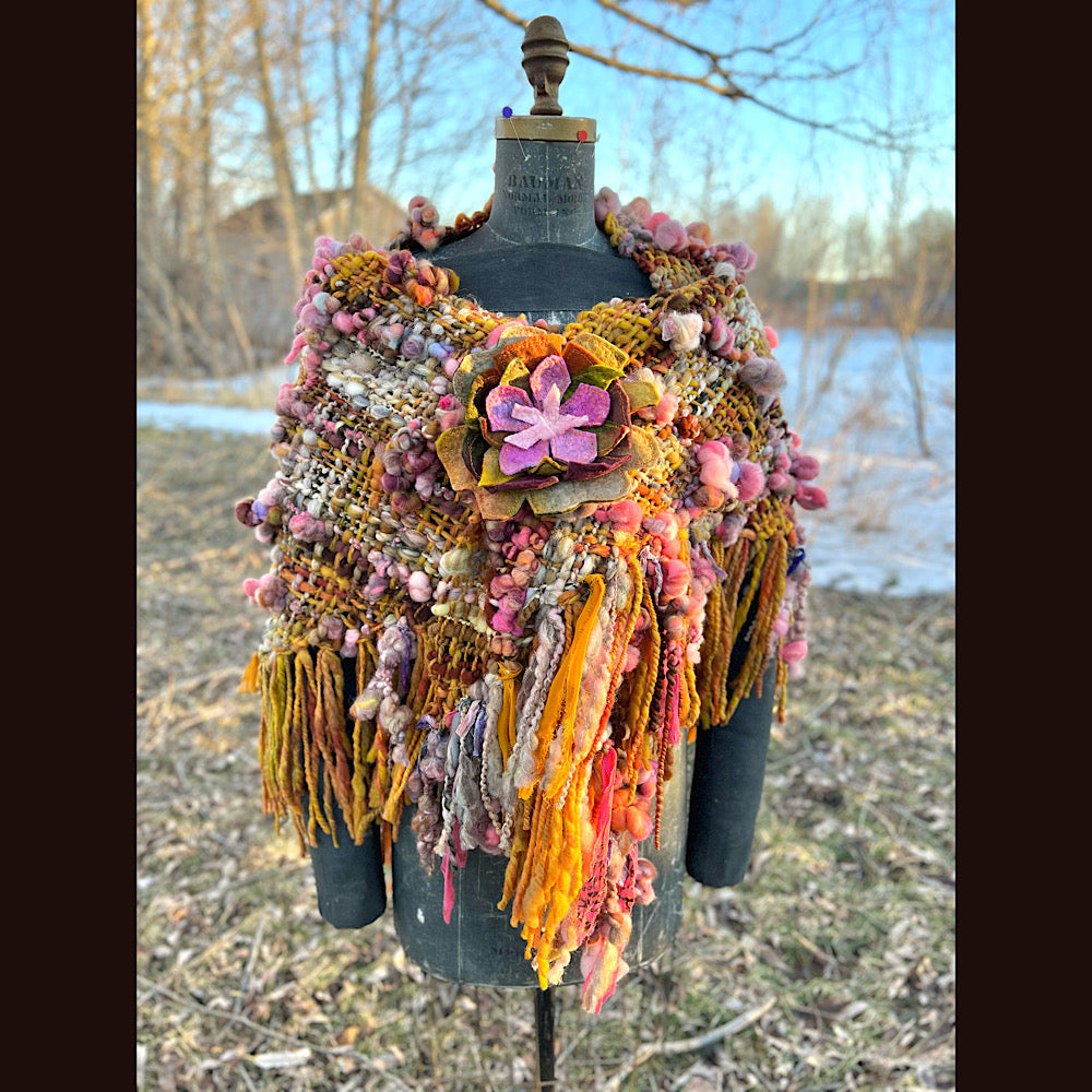 Woven shawl 82” X 37”