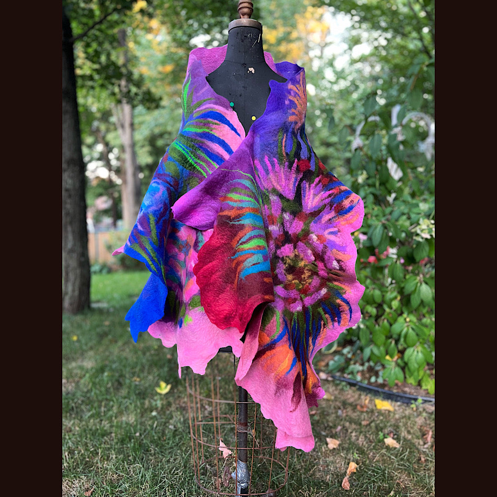 Felted Scarf 85” X 23”