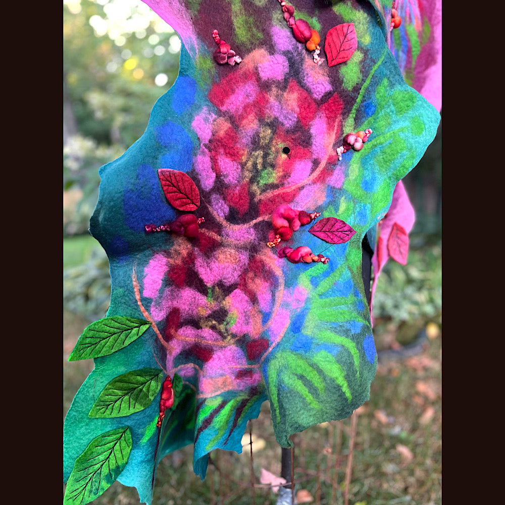 Felted Scarf 86” X 17”