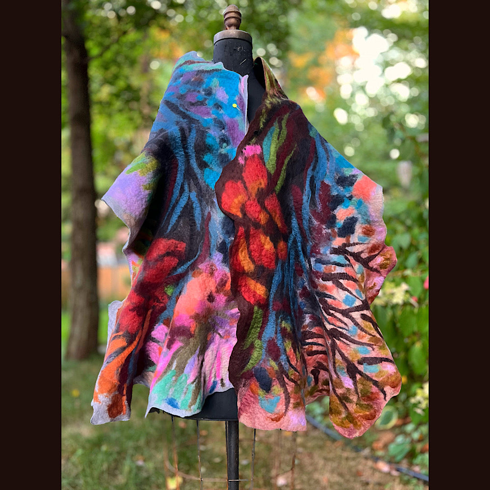Felted Scarf 80” X 25”