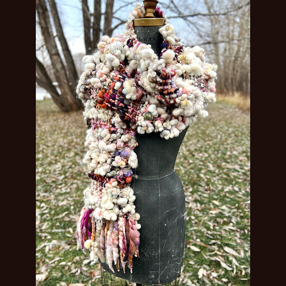 The Golden Rose Scarf 92” X 9”