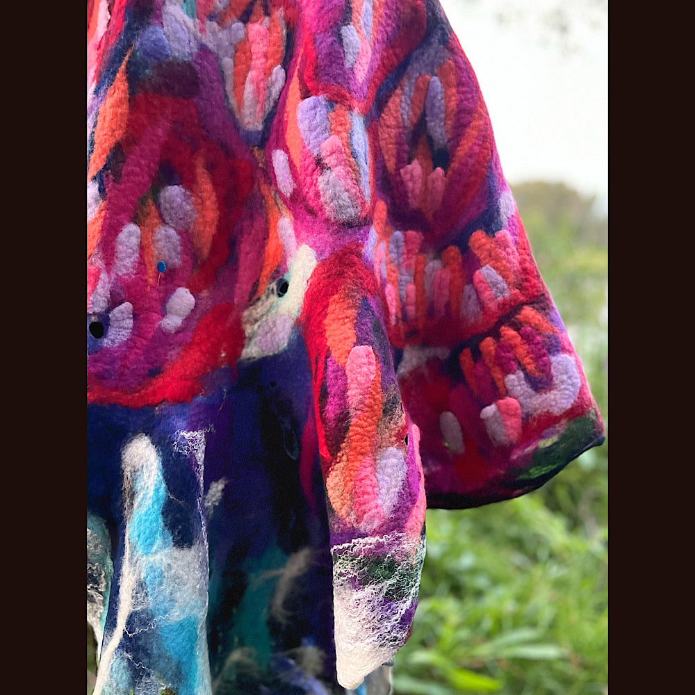 Felted Shawl 90” X 45”