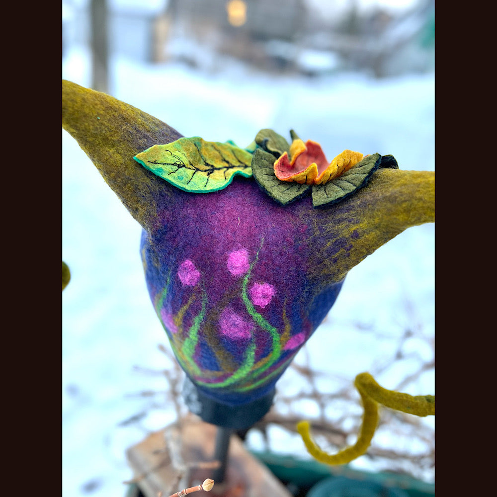 Mischievous Elf felted hat size 22” small