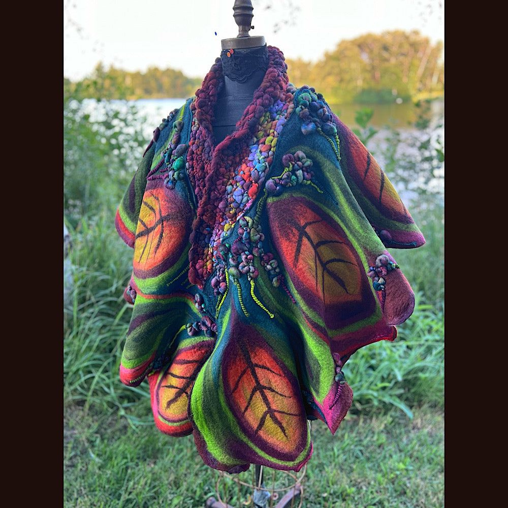 Felted Shawl 90” X 30”