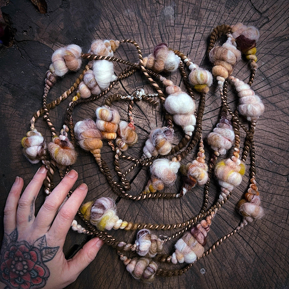 Art yarn lot for weavers 7.5 onces