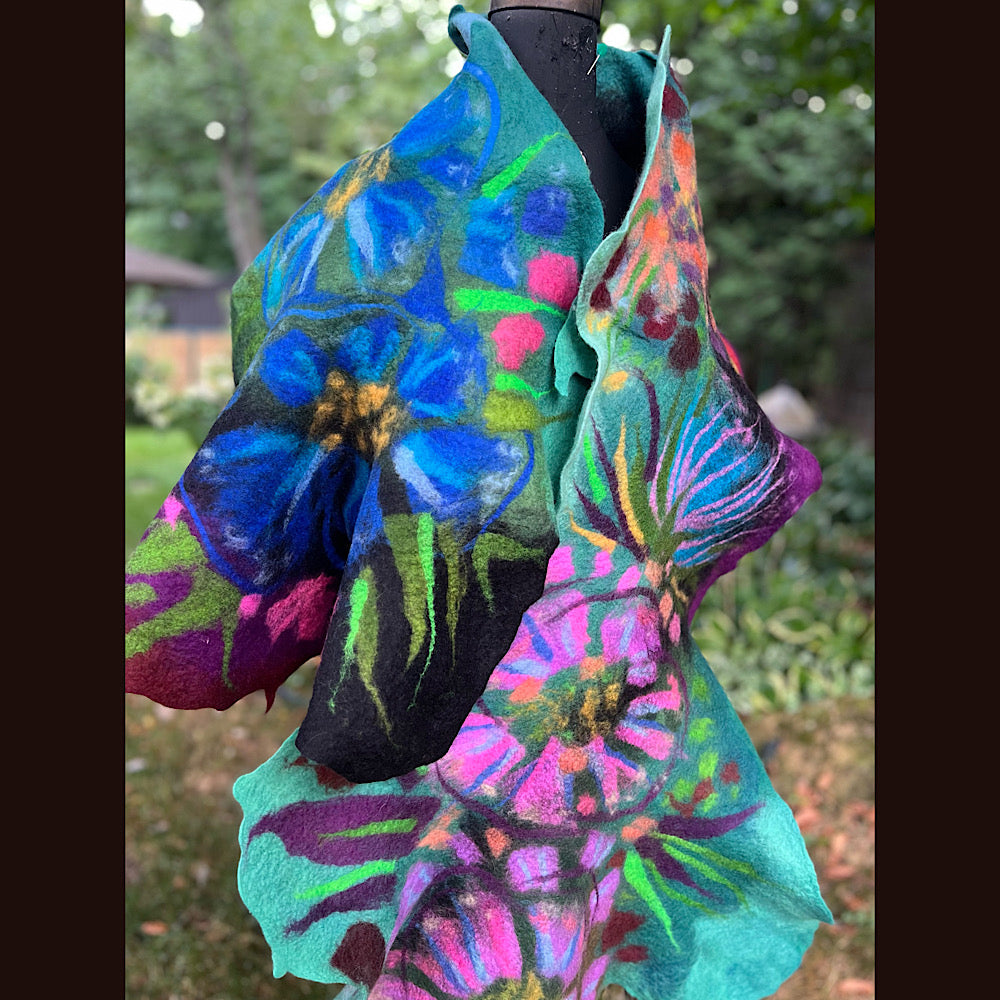 Felted Scarf 80” X 16”