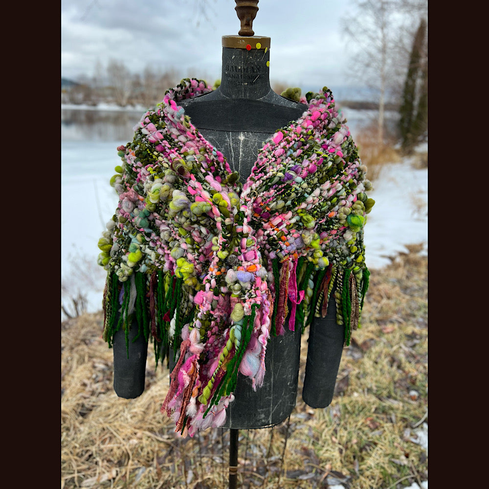 Woven shawl 84” X 37”