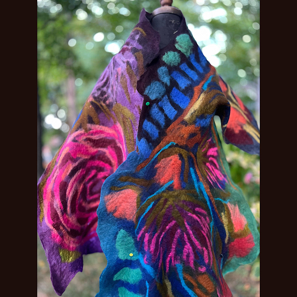 Felted Scarf 86” X 17”