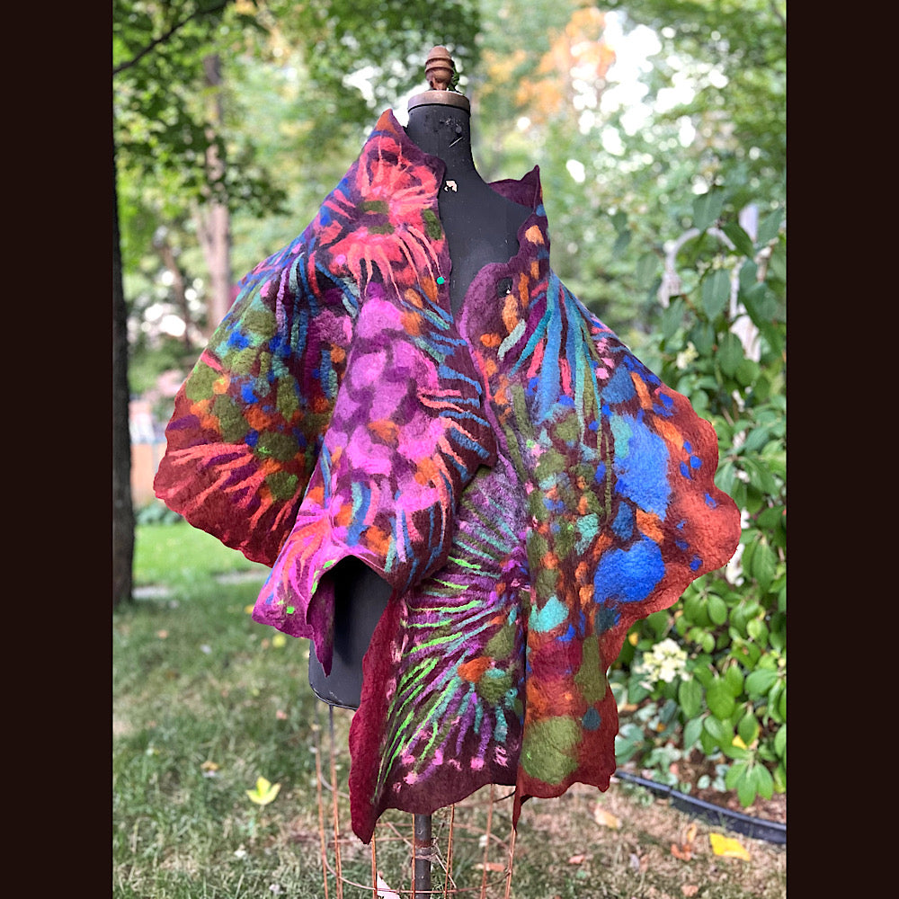 Felted Scarf 80” X 25”