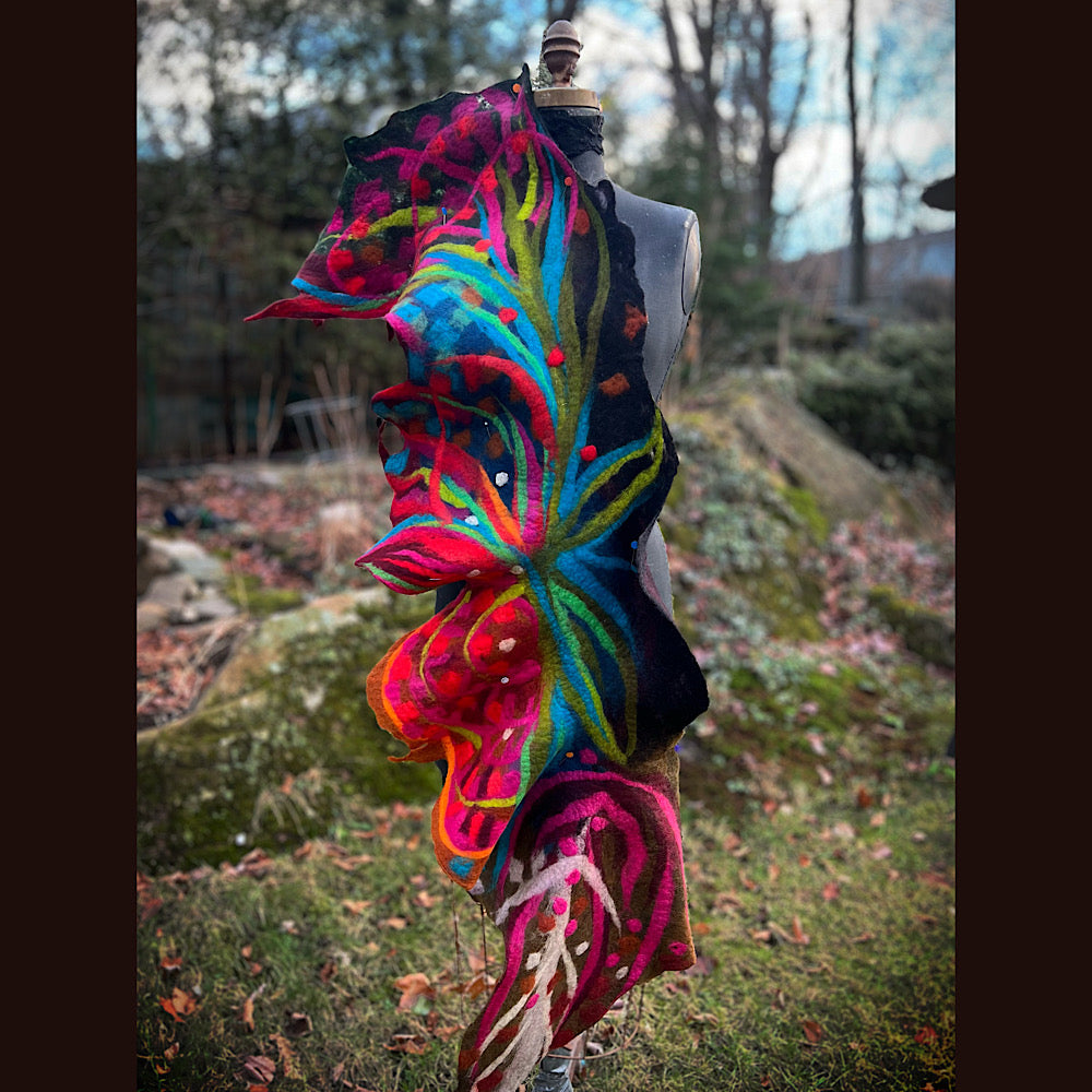Felted Scarf 62” X 16”