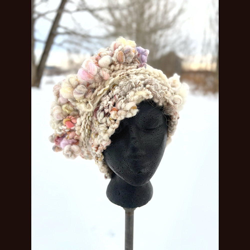 Snow rose toque (on hold)