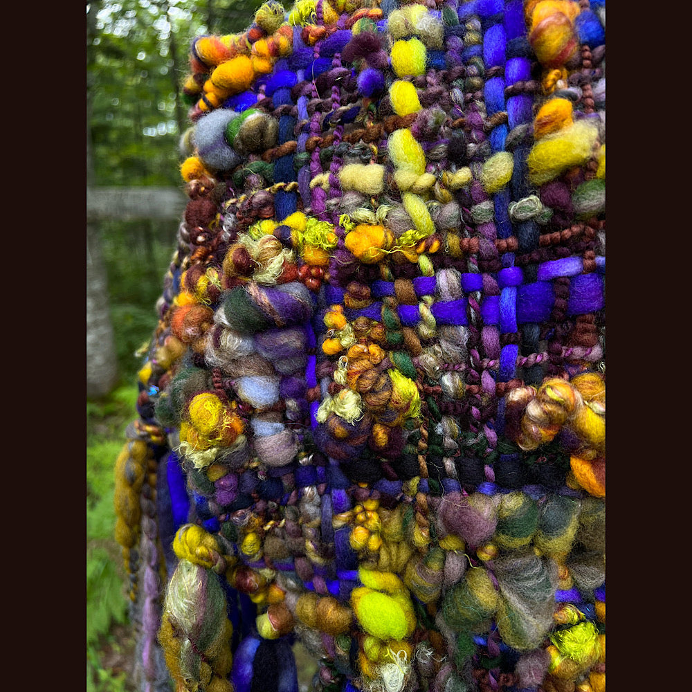 Woven capelet poncho size medium