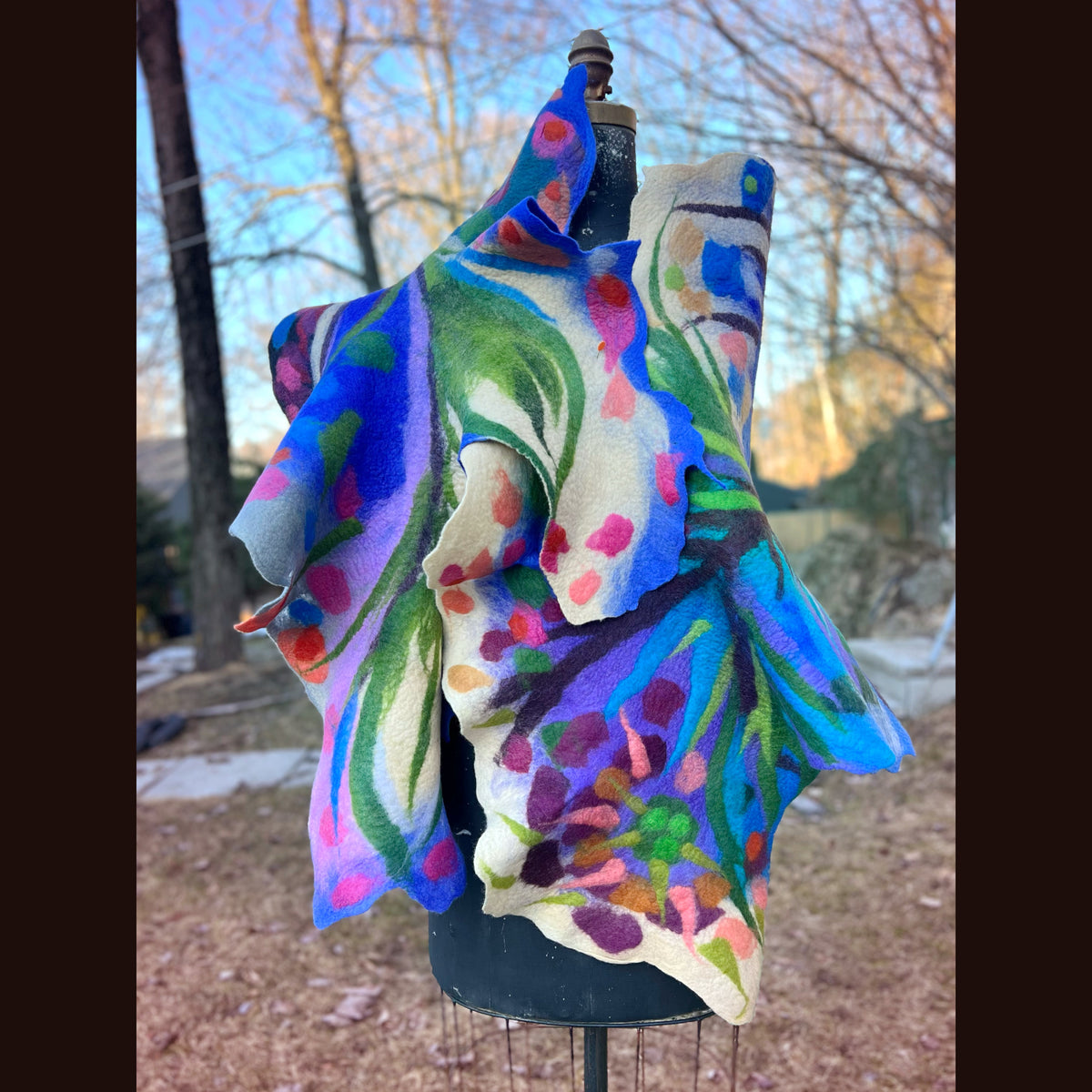 Felted Scarf 72” X 23”