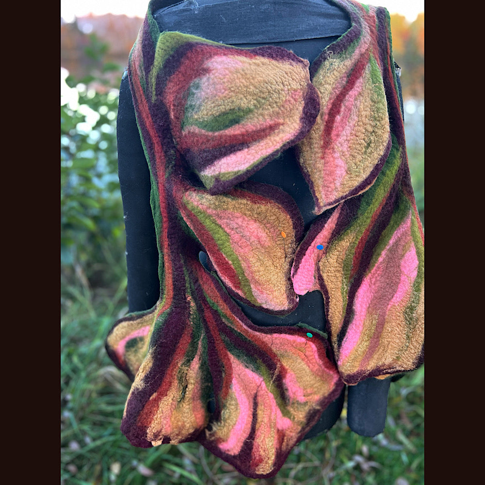 Felted Scarf 72” x 21”