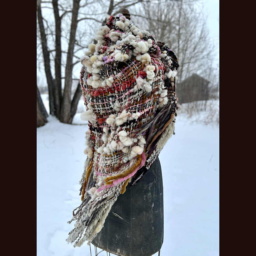 Woven shawl 84”X 34”