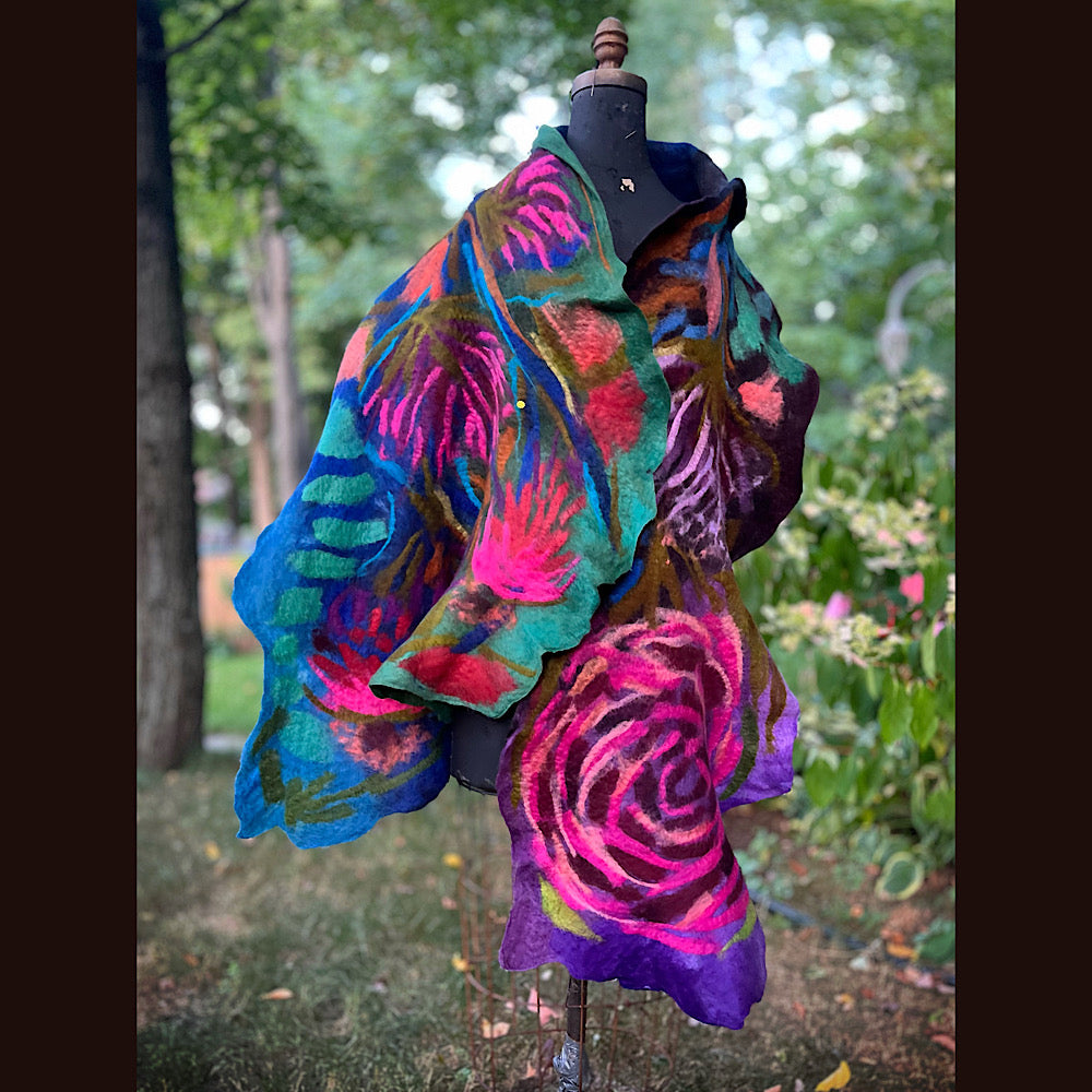 Felted Scarf 86” X 17”