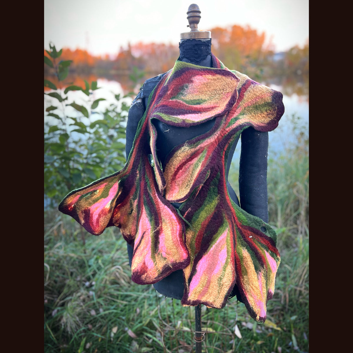 Felted Scarf 72” x 21”