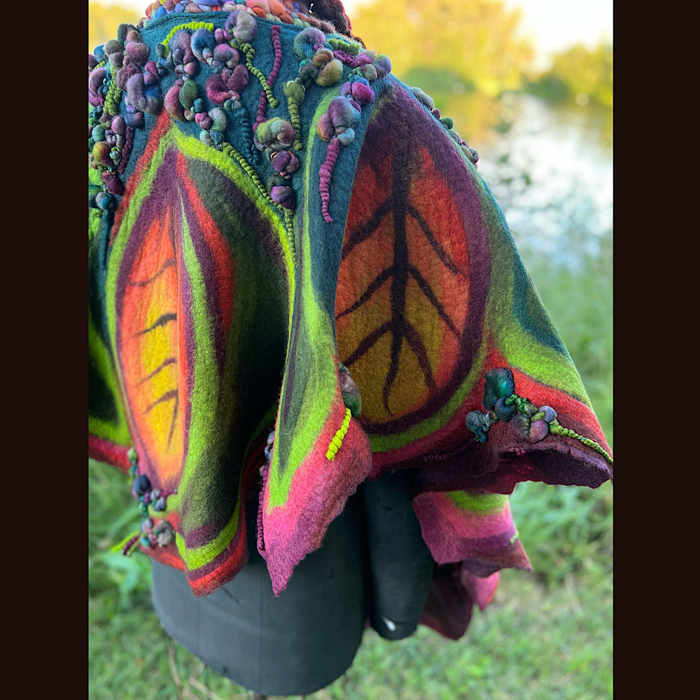 Felted Shawl 90” X 30”