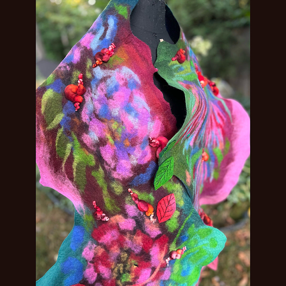 Felted Scarf 86” X 17”