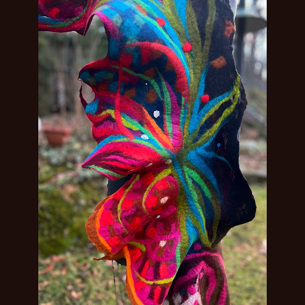 Felted Scarf 62” X 16”