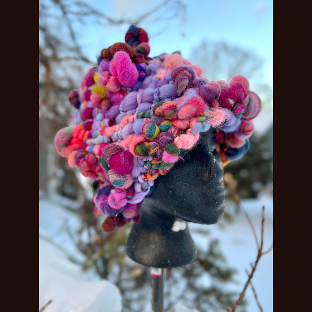 Popcorn toque size medium large