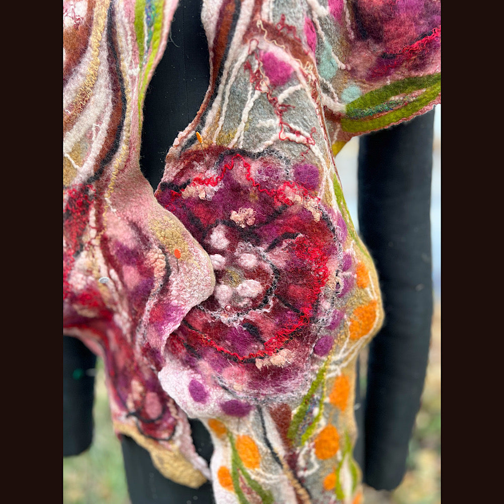 Felted Scarf 82” x 12”