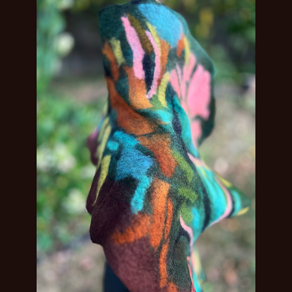 Felted Scarf 80” X 23”