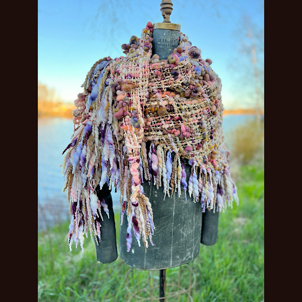 Woven shawl 82” X 36” 1 pound