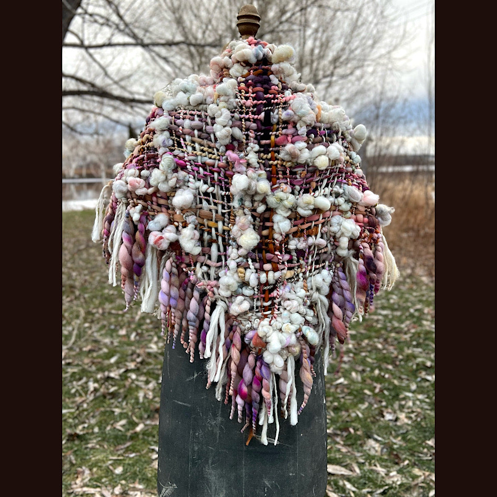 Golden Rose shawl 59” X 27”