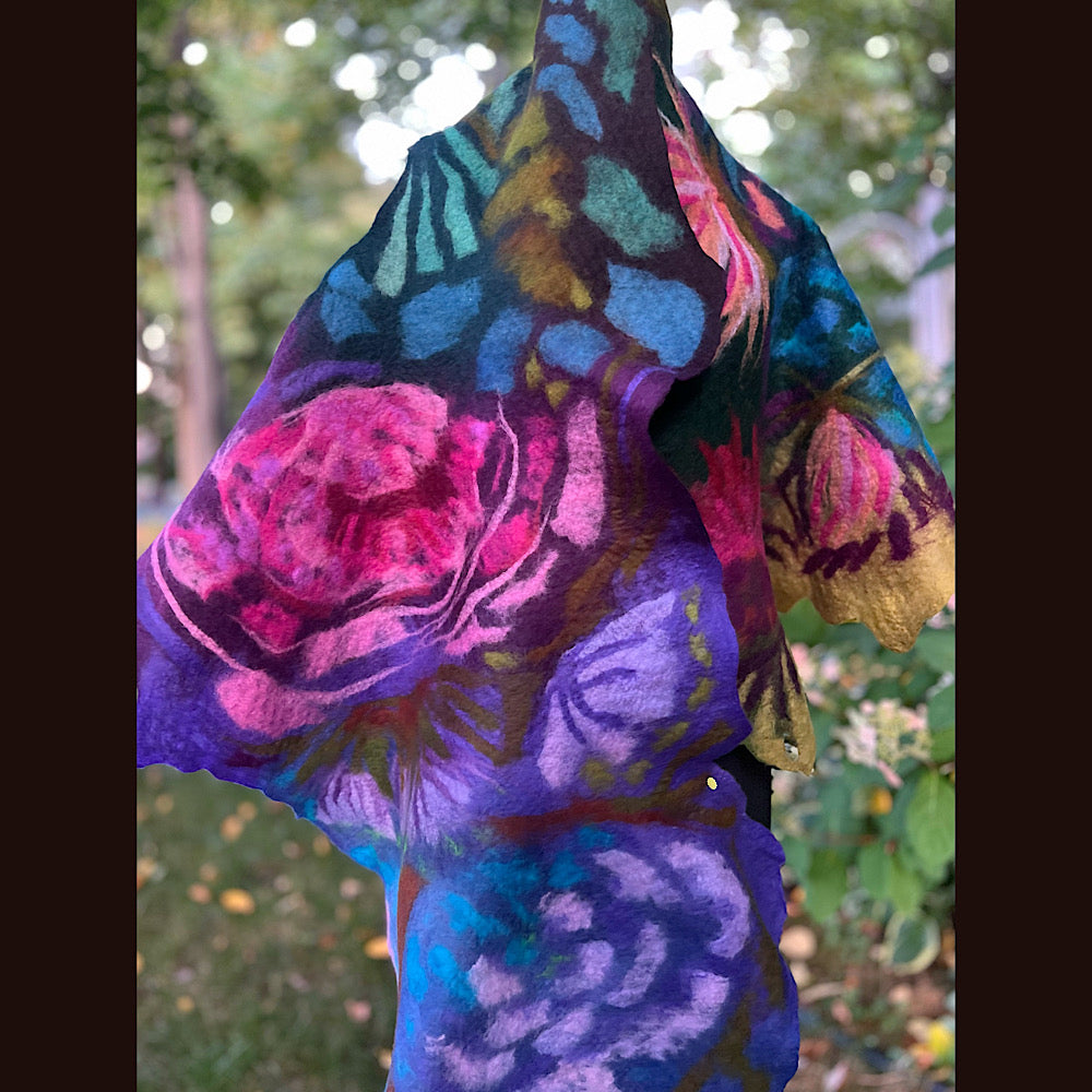Felted Scarf 80” X 23”