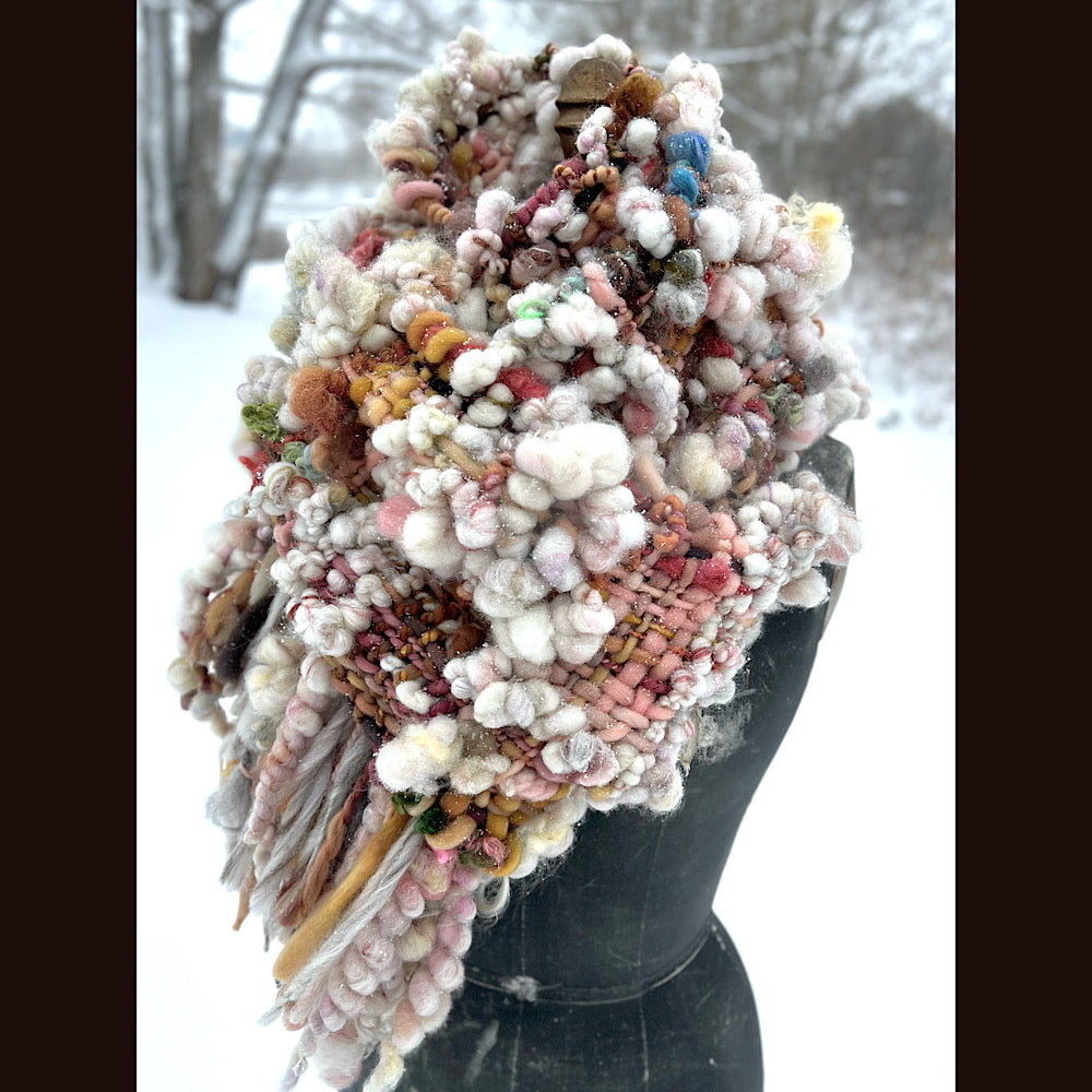 The Golden Rose Scarf 88” X 10”