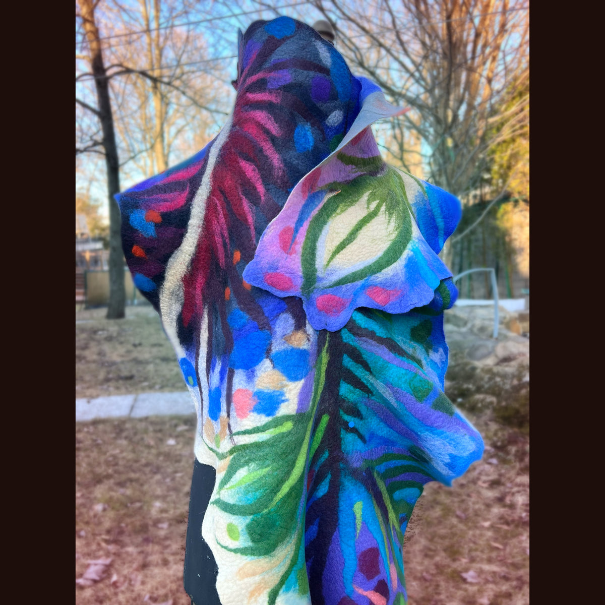 Felted Scarf 72” X 23”