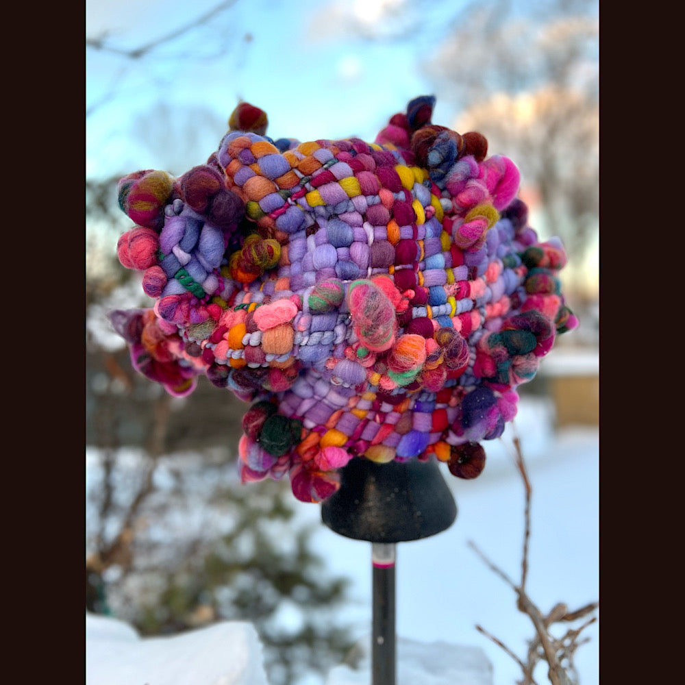 Popcorn toque size medium large