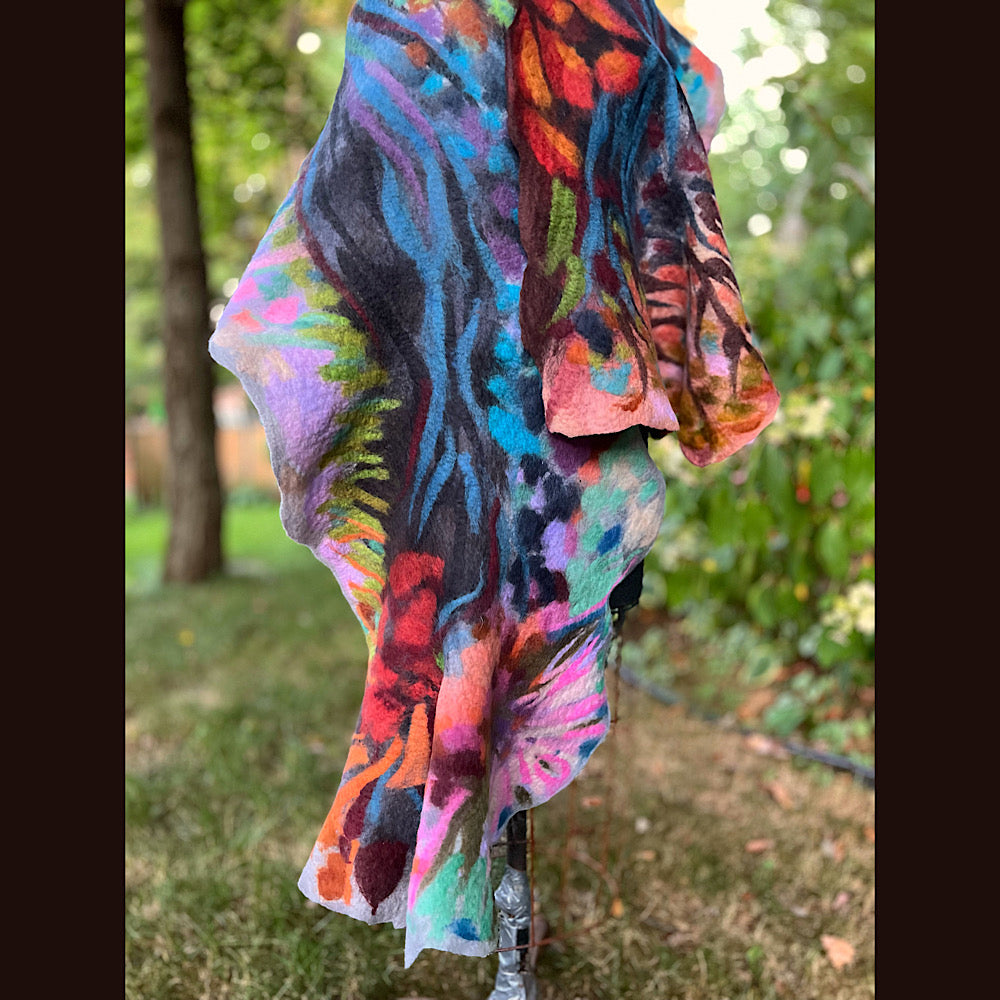 Felted Scarf 80” X 25”