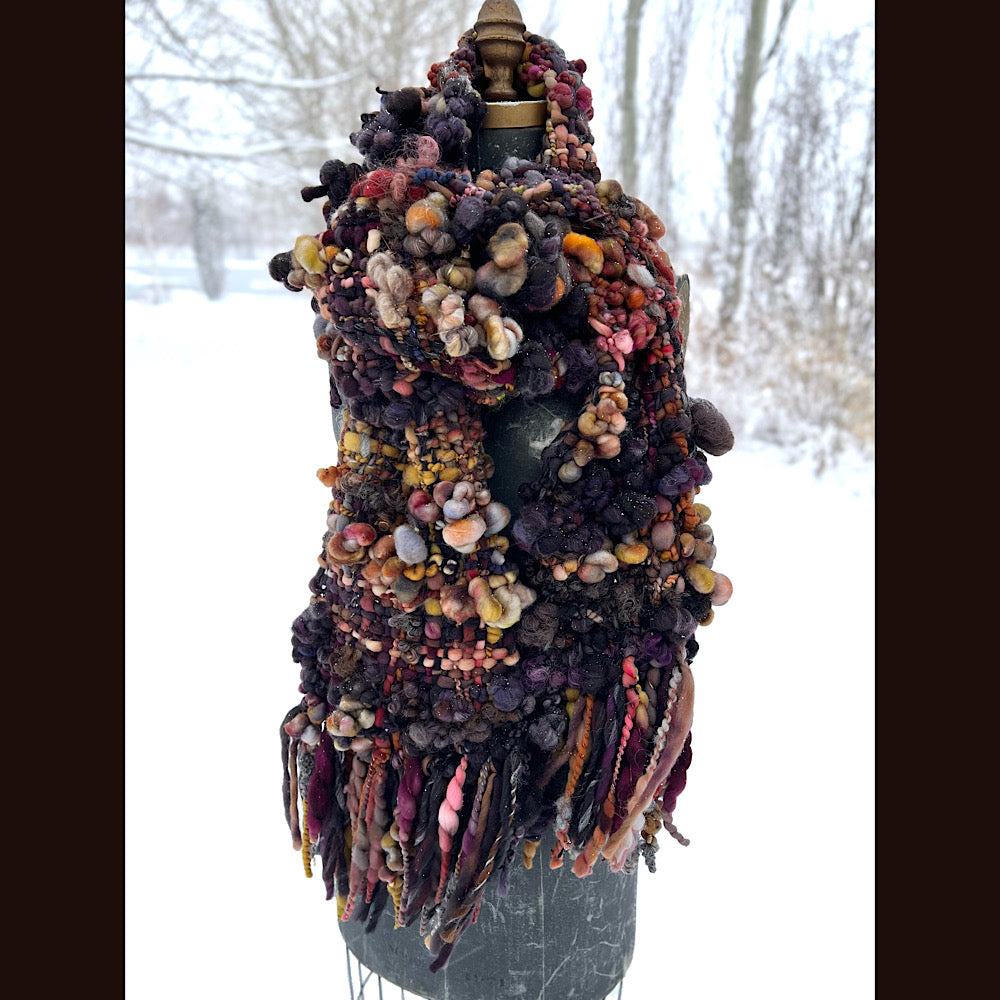 After sunset Scarf 88” X 9”