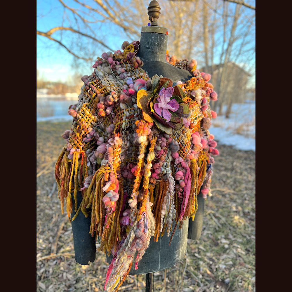 Woven shawl 82” X 37”