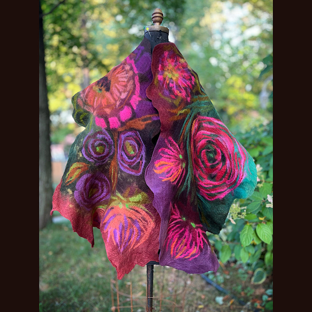 Felted Scarf 80” X 23”