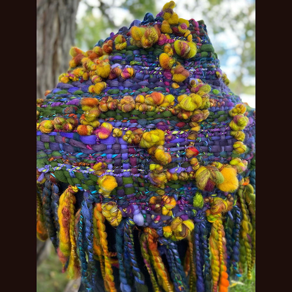 Woven shawl scarf 57” X 17”