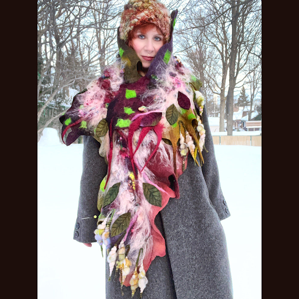 Felted Scarf 72” x 18”