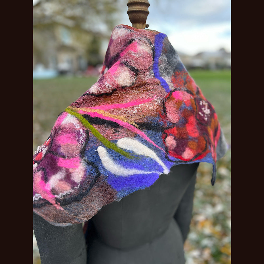 Felted Scarf 77” X 15”