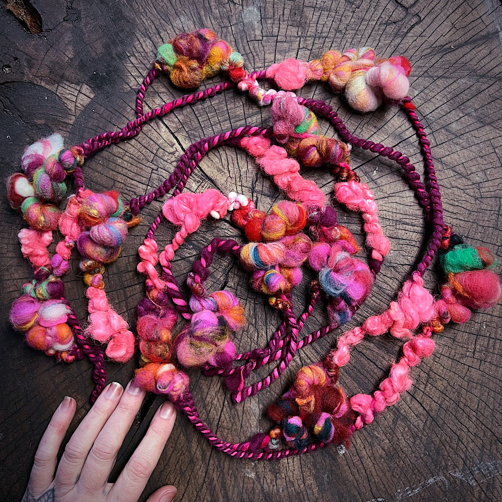 Art yarn lot for weavers 7.5 onces