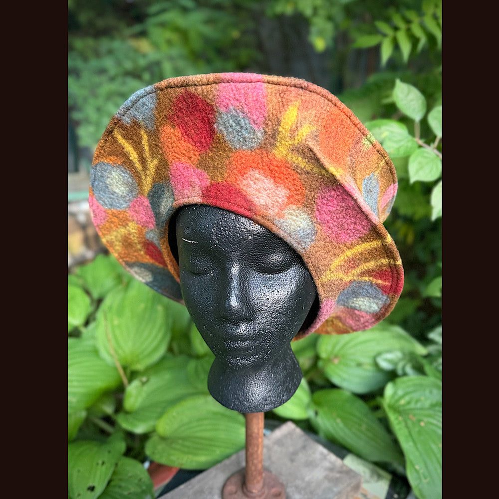 OOAK Handmade wool Felted hat 23” 3/4 medium large