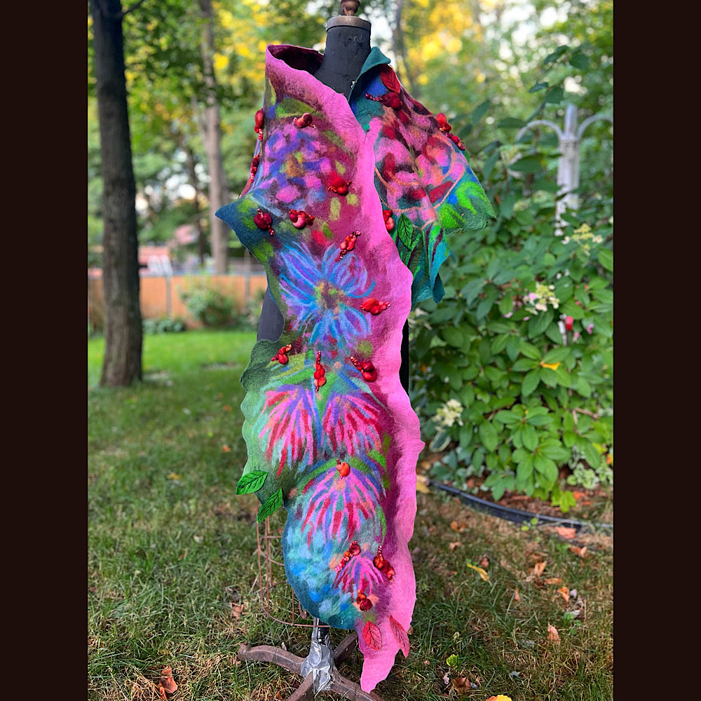 Felted Scarf 86” X 17”