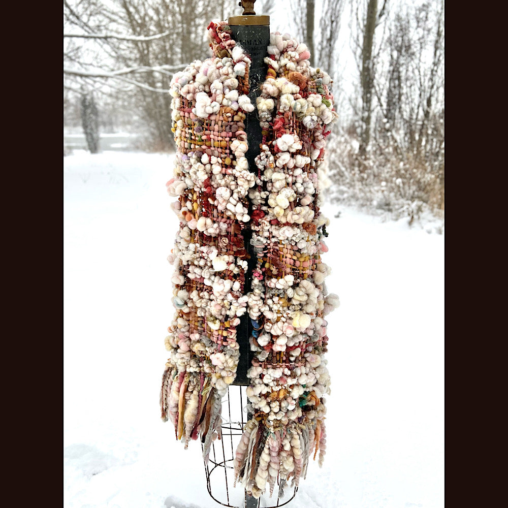 The Golden Rose Scarf 88” X 10”