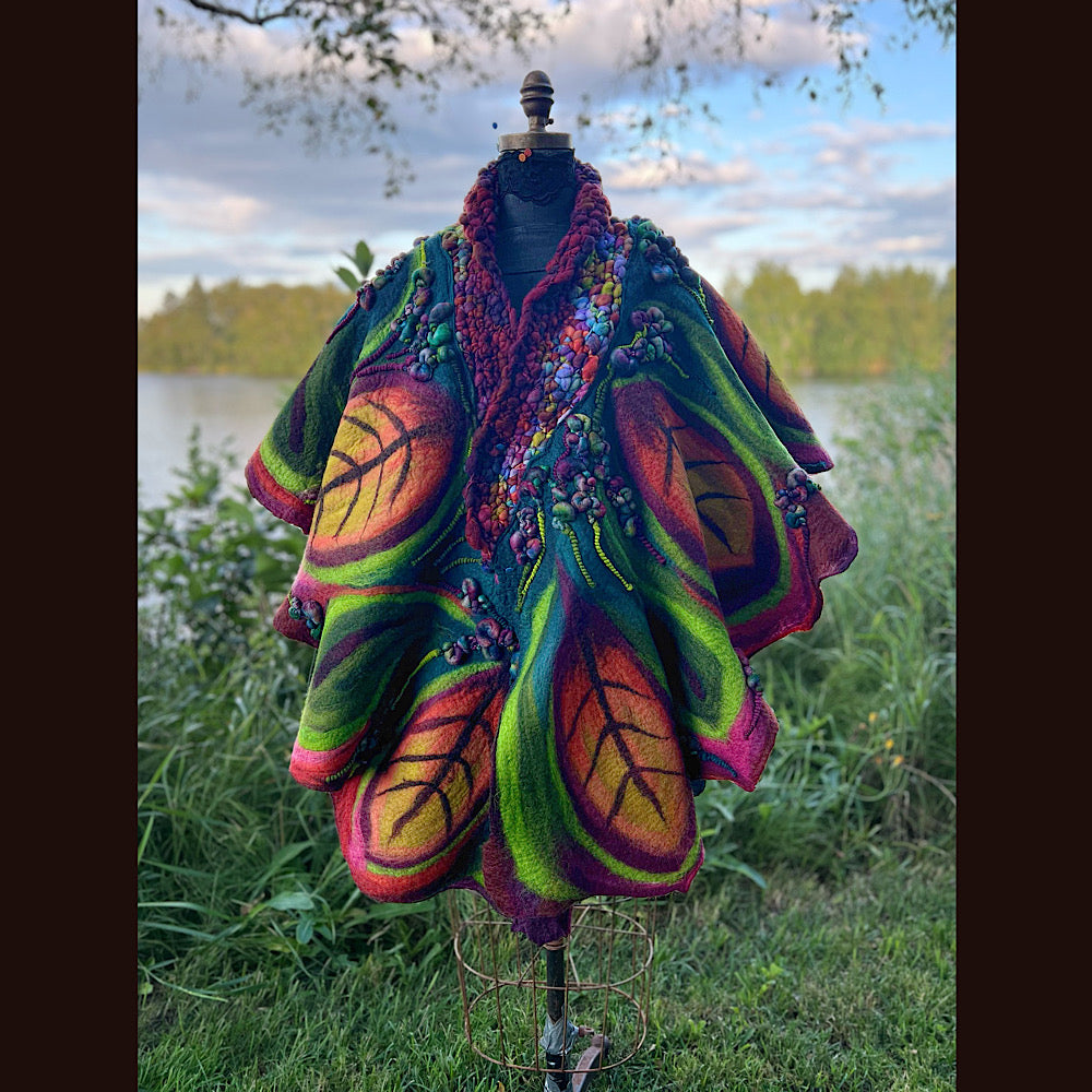 Felted Shawl 90” X 30”