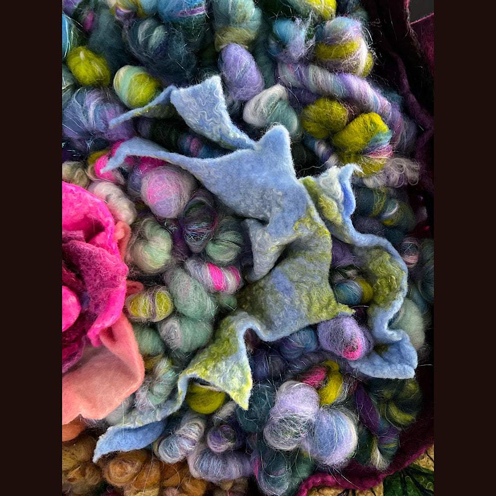 Round woven wall hanger 15” X 20”