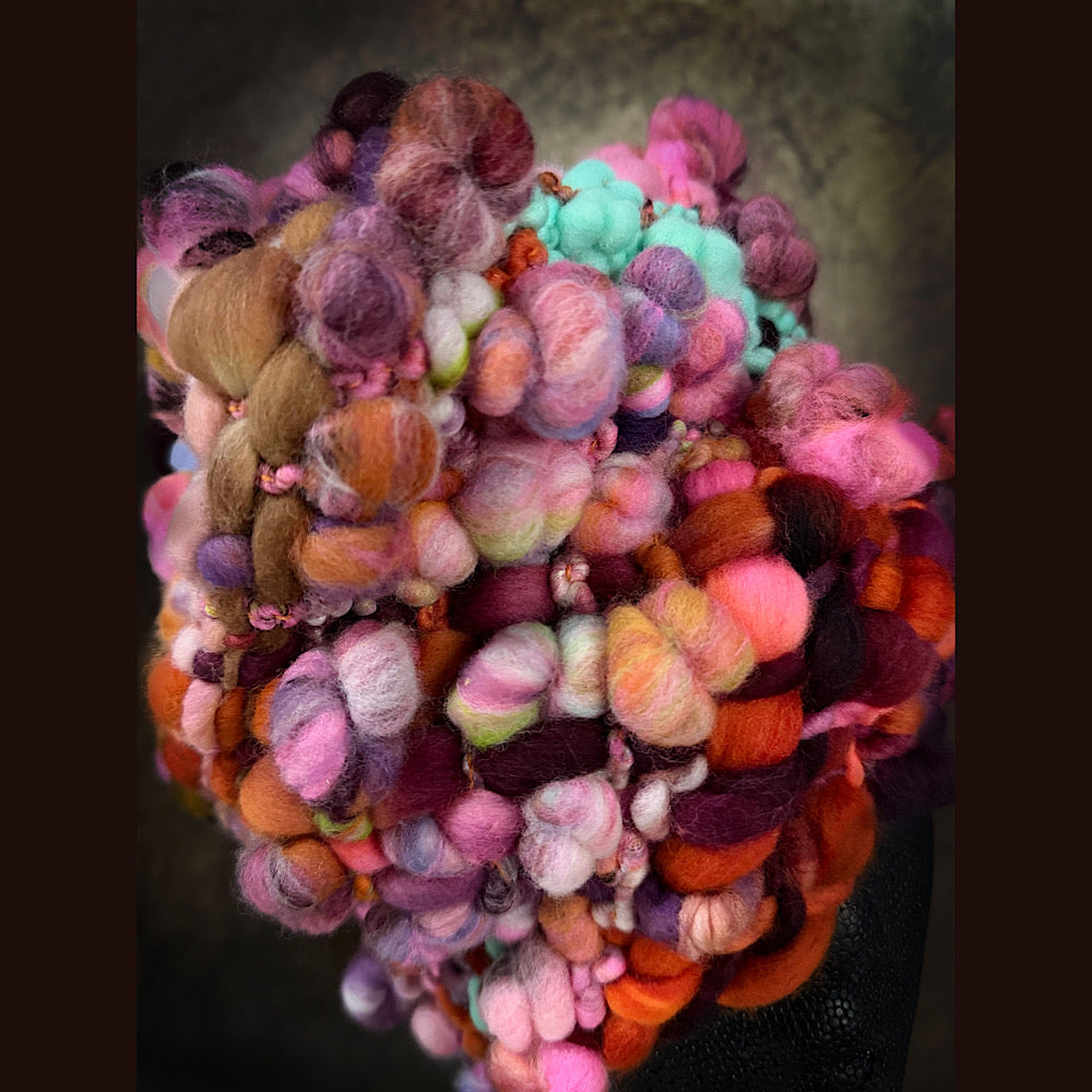 Handmade wool Woven hat 23” medium