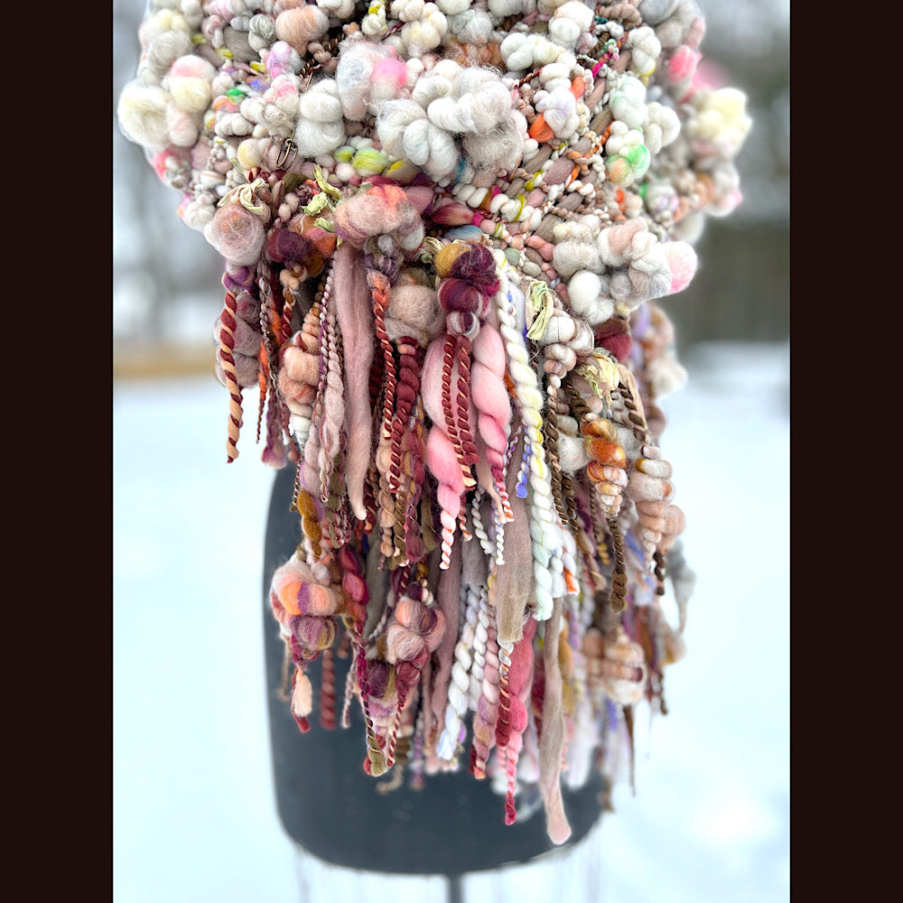 The Golden Rose Scarf 102” X 10” 1.7 pound!