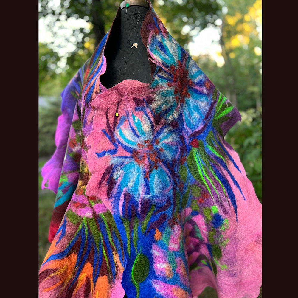 Felted Scarf 85” X 23”