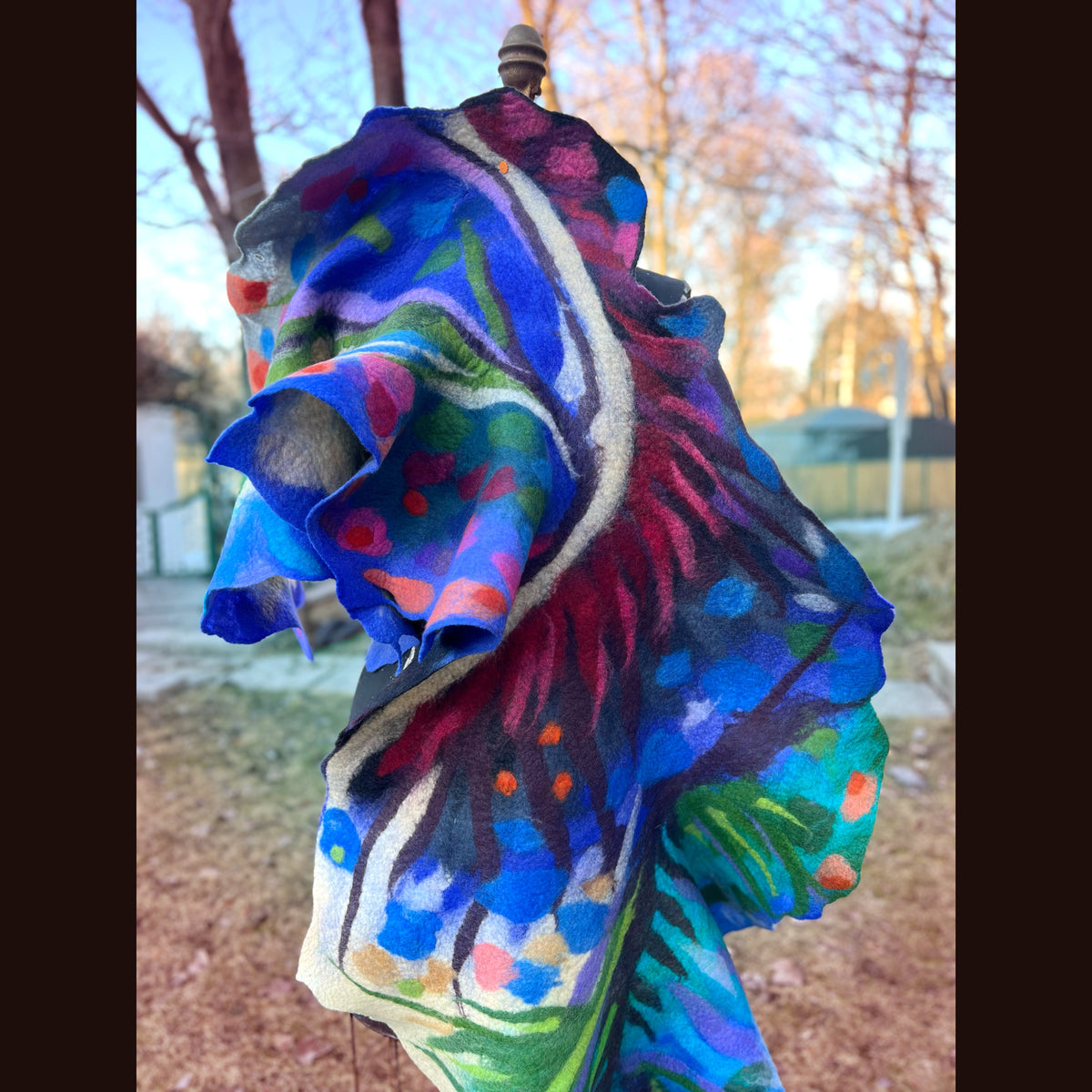 Felted Scarf 72” X 23”